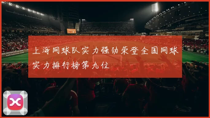 上海网球队实力强劲荣登全国网球实力排行榜第九位